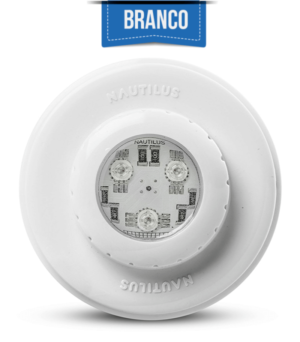 Refletor ABS Super LED BRANCO para piscinas de Vinil - 50mm