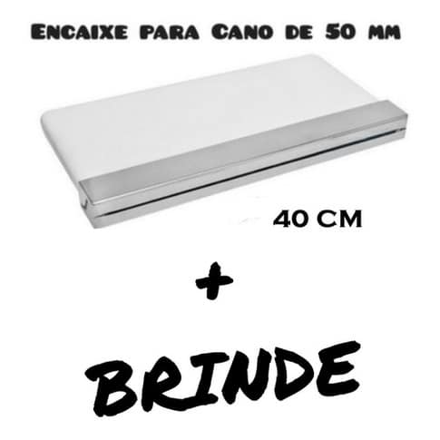 Cascata De Embutir Fibra De Vidro Com Bico Inox 40 Cm+brinde