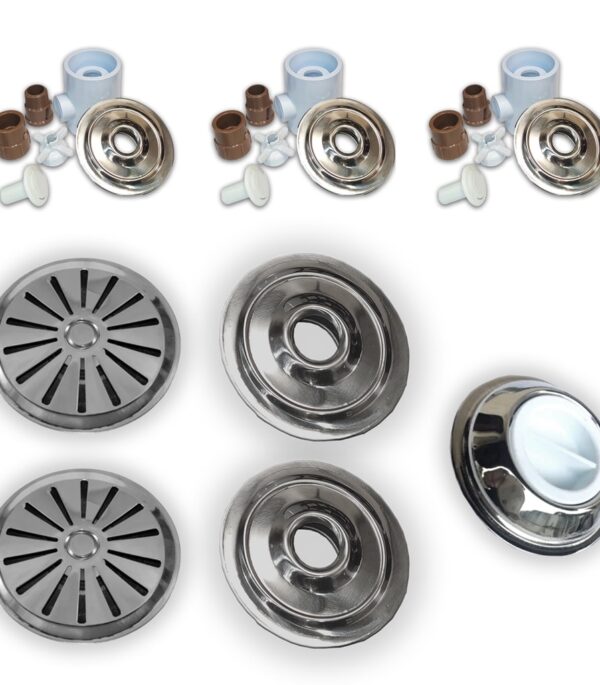 Kit Ralo Para Piscina Mais Hidro encaixe cano 50mm