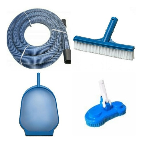 Kit Limpeza E Aspirador  Para Piscinas Intex Inflável