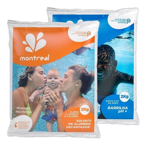 Kit Para Piscina Barrilha Eleva Ph E Sulfato De Alumínio 2kg