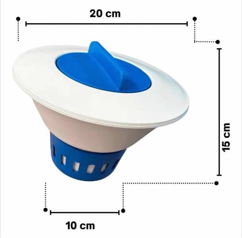 Suporte Flutuante Para Cloro Químico Piscinas