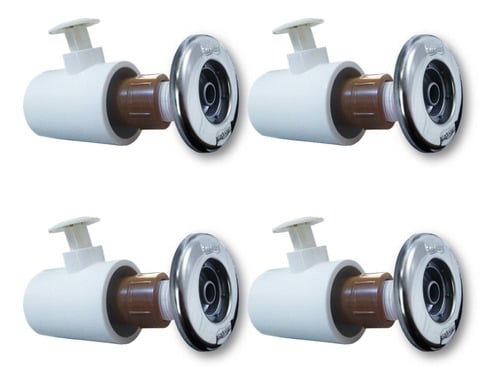 4 Dispositivos De Hidro Pratic Inox Sodramar Para 50 Mm
