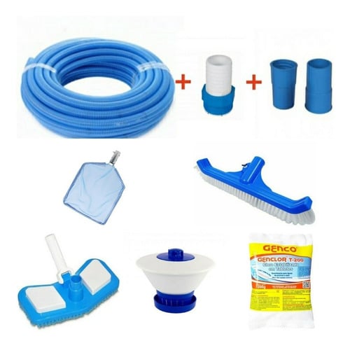 Kit Limpeza Para Piscina De Alvenaria