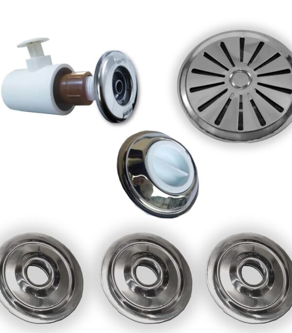 Kit Dispositivos para piscina encaixe 50mm com hidro