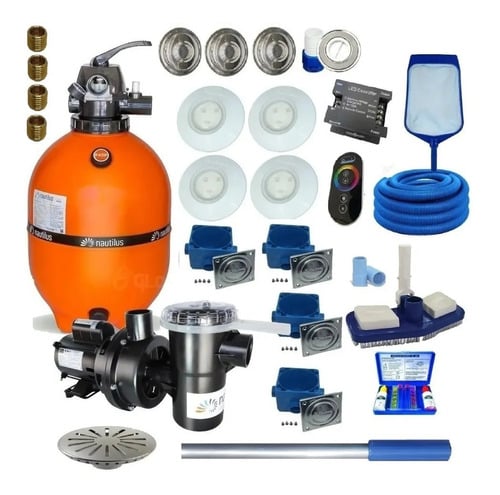 Kit Filtro F450 Moto Bomba 1/2 Cv Nautilus 52.000 L