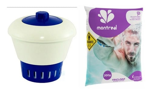 Kit Clorador Mais Pastilhas Para Piscina