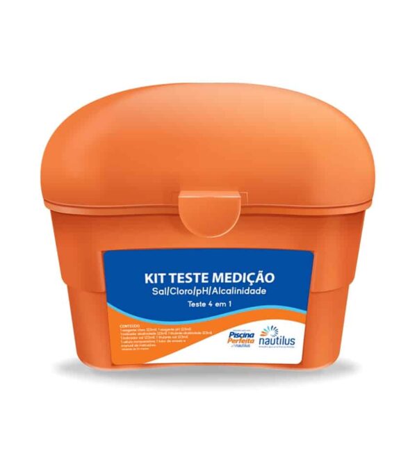 Kit teste nautilus Para piscinas sal, cloro, ph e alcalinidade