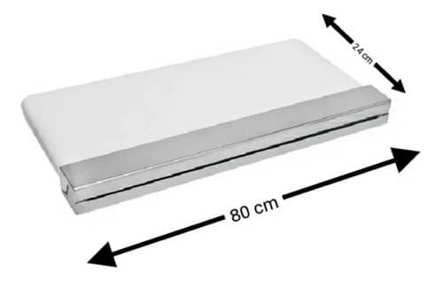 Cascata De Embutir Bico Inox 80cm Para Piscinas + Brinde