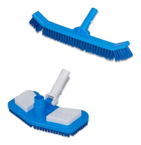 Kit Vassoura Escova Curva De Limpeza + Aspirador Para Piscina