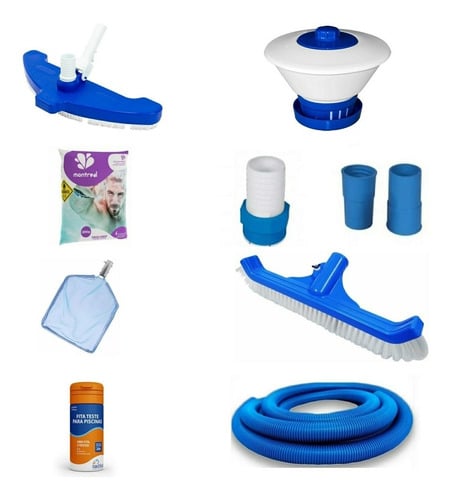 Kit Limpeza Para Piscinas De Alvenaria