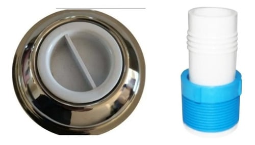 Aspiração Para Piscinas Em Inox Mais Adaptador.