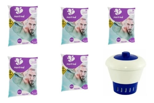 Clorador Com 5 Pastilhas Para Piscinas