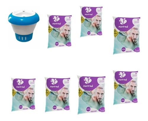 Clorador Flutuante + Pastilha Cloro Para Piscina