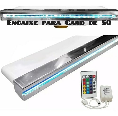 Cascata De Embutir 60 Cm Com Led E Controle