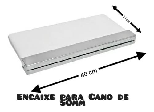 Cascata Para Piscinas Com Bico Inox 40 Cm.
