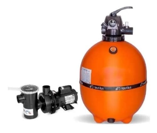 Conjunto Filtrante F550 Nautilus Brinde Kit Limpeza Piscina