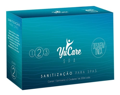 Kit Tratamento Saudável Yucare Sem Cloro Para Spa E Ôfuro