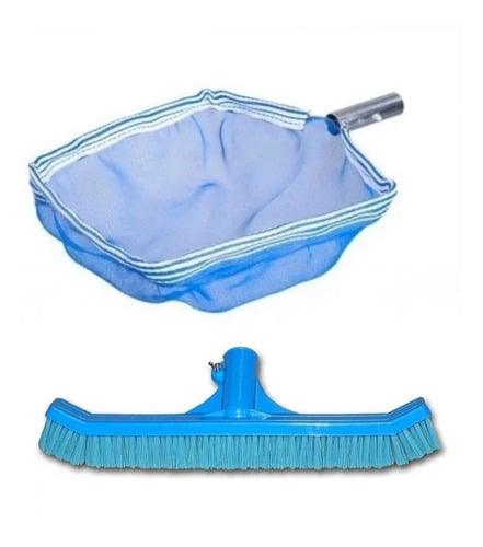 Kit Peneira Papa Tudo E Escova Curva Para Limpeza
