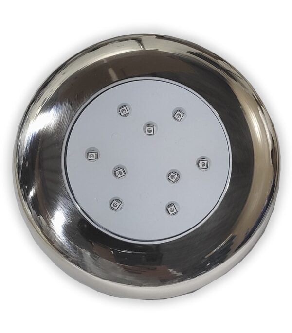 Refletor Led Para Piscinas 6w Em Inox Rgb (colorido)