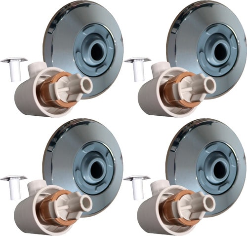 Dispositivo De Hidromassagem Pratic Inox 50mm  4 Pç Completo
