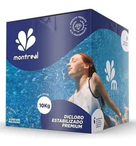 Cloro Para Piscinas Premium   10kg - Montreal