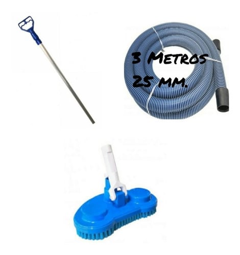 Aspirador Para Piscina Com Mangueira E Cabo.