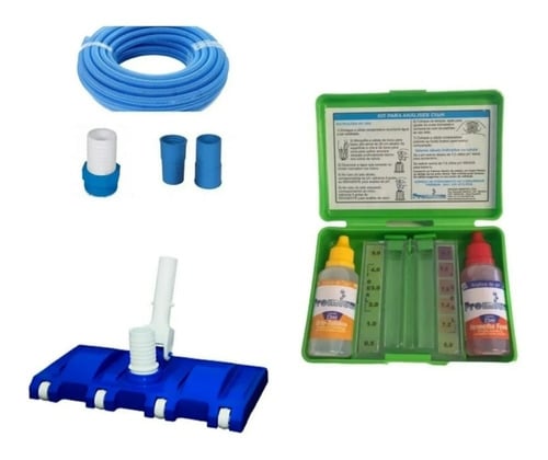 Kit Limpeza Alvenaria Aspirador 8 Rodas Com Estojo Teste.