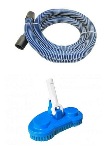 Kit Aspirador Mais Mangueira Para Piscina Intex.