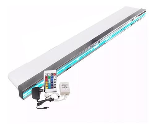 Cascata De Embutir Com Iluminação Led Água Bico Inox 60cm