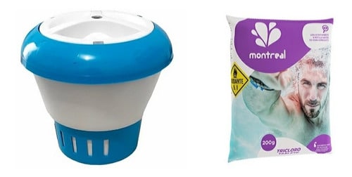 Clorador Flutuante + Pastilha Cloro   Para Piscinas