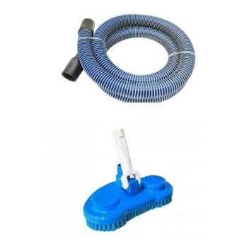 Kit Aspirador Mais Mangueira E Ponteira Para Piscina Intex.