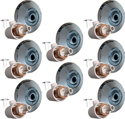 Dispositivo De Hidromassagem Pratic Inox 50mm  8 Pç Completo